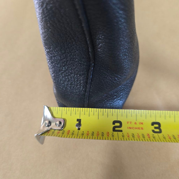 Kate Spade Black Pebbled Leather Crossbody Bag Zip Top Shoulder Purse - Picture 6 of 13